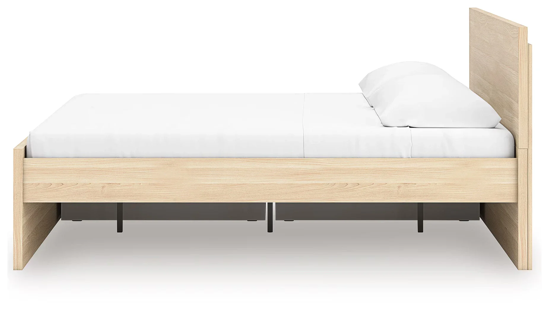 Onita - Natural - King Panel Platform Bed With Storage - Image 7