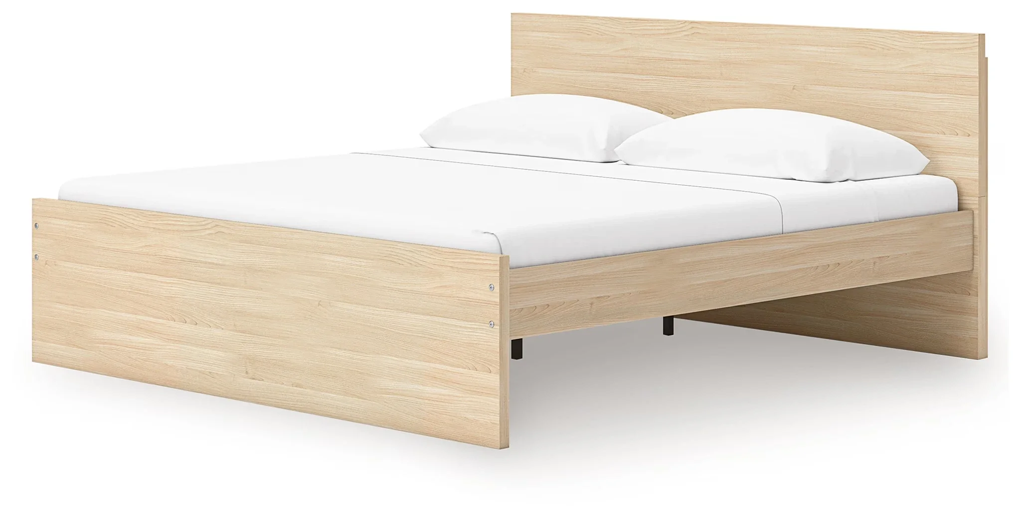 Onita - Natural - Queen Panel Platform Bed - Image 3