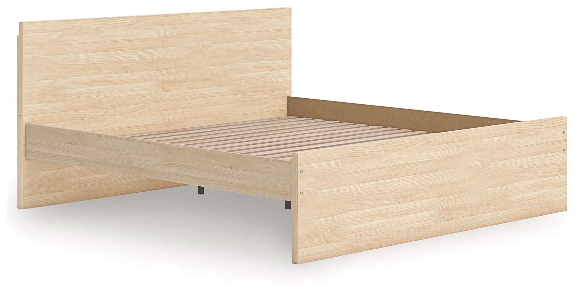 Onita - Natural - Queen Panel Platform Bed - Image 4