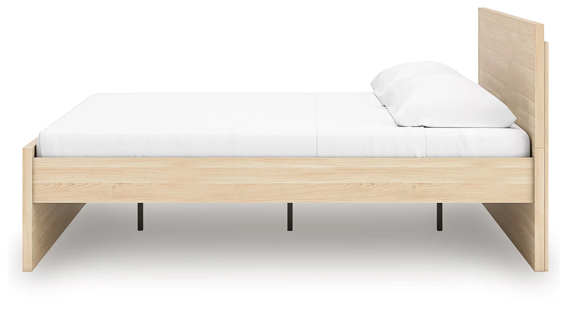 Onita - Natural - Queen Panel Platform Bed - Image 7