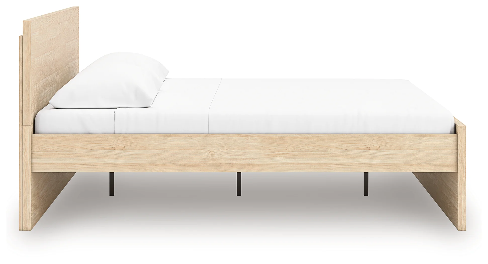 Onita - Natural - Queen Panel Platform Bed With 2 Side Storage - Image 8