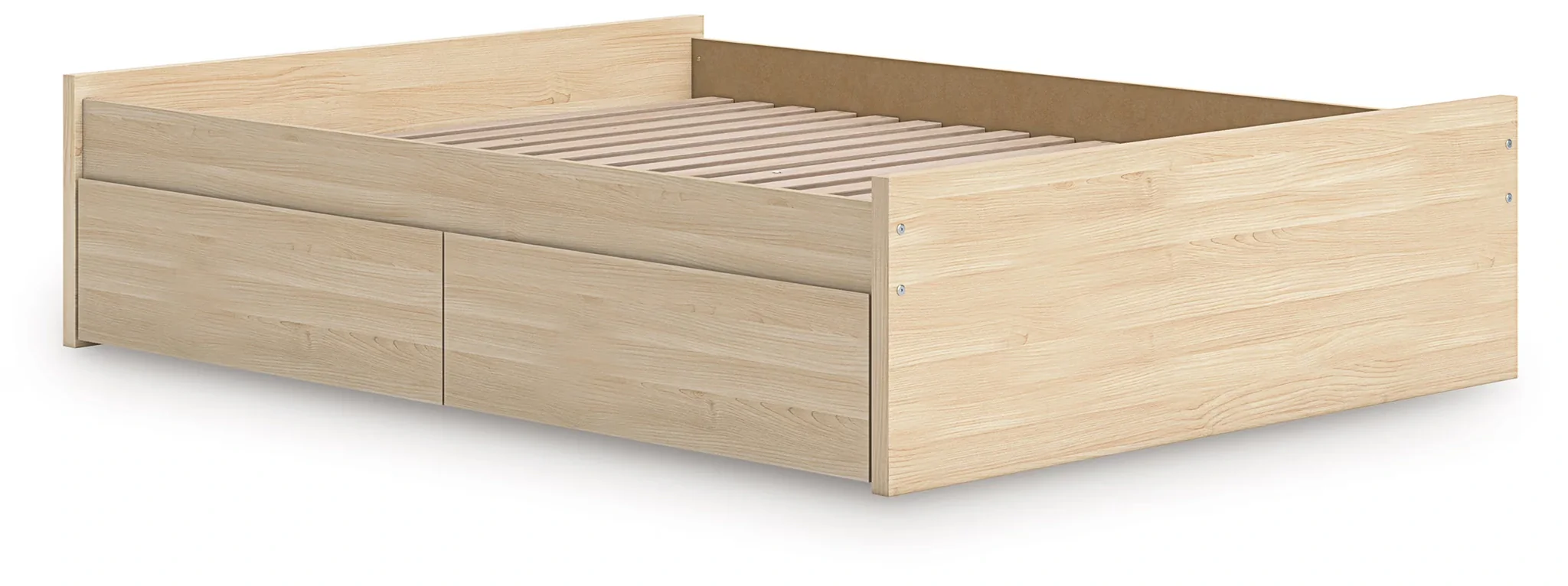 Onita - Natural - Queen Platform Bed With 2 Side Storage - Image 4