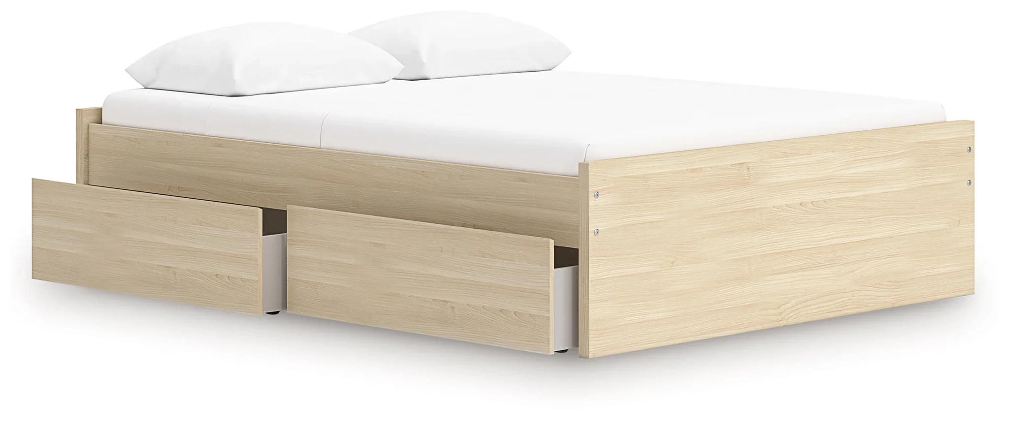 Onita - Natural - Queen Platform Bed With 2 Side Storage - Image 5