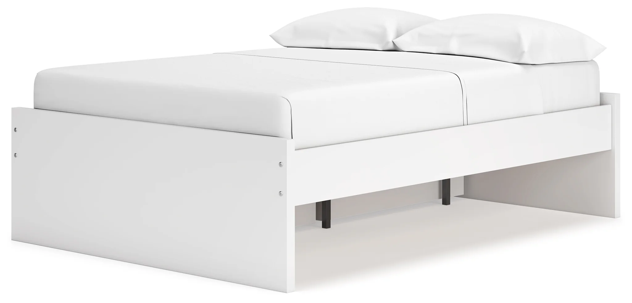Onita - White - Full Platform Bed With 1 Side Storage - Image 2