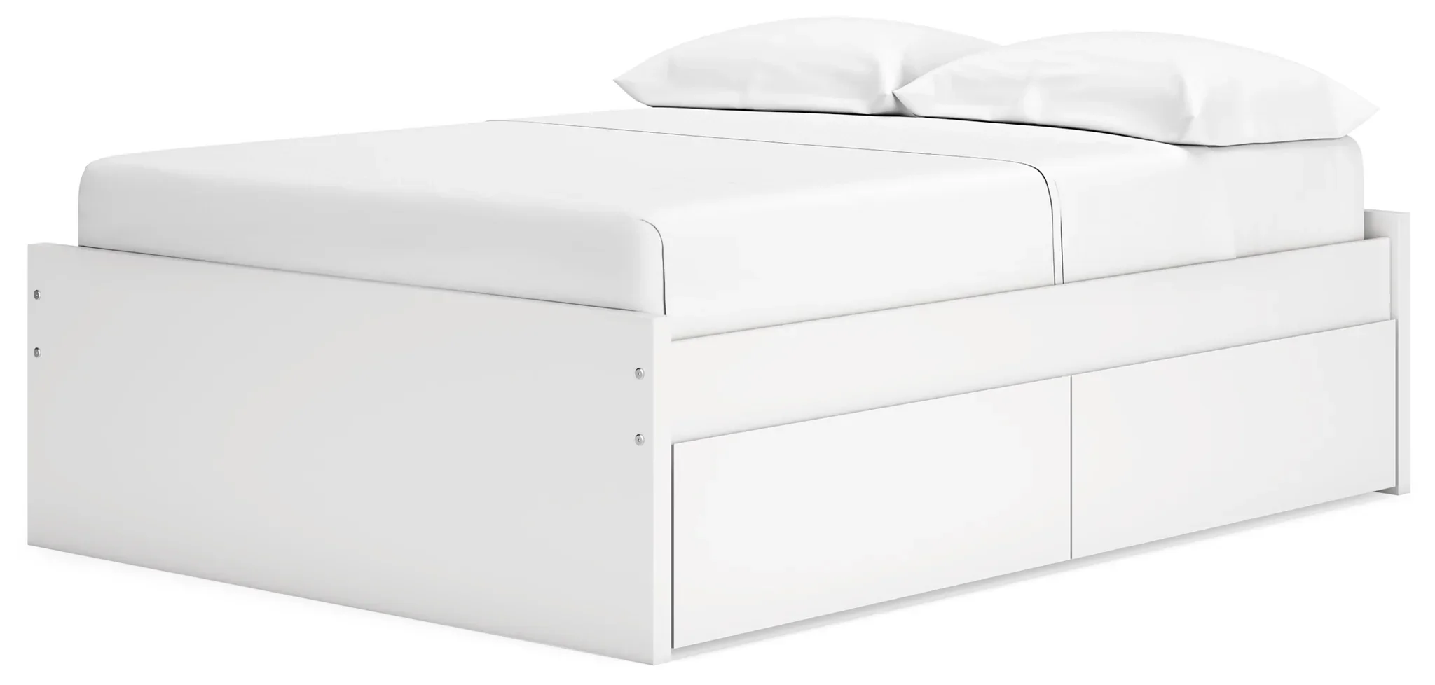 Onita - White - Full Platform Bed With 2 Side Storage - Image 3