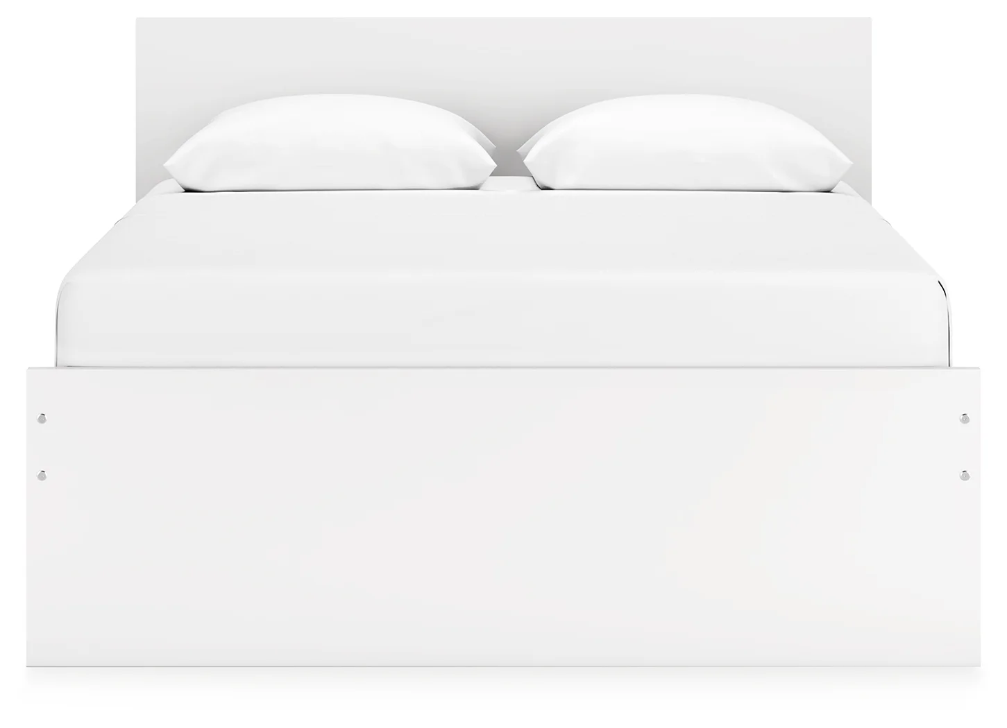 Onita - White - Queen Panel Platform Bed With 1 Side Storage - Image 5