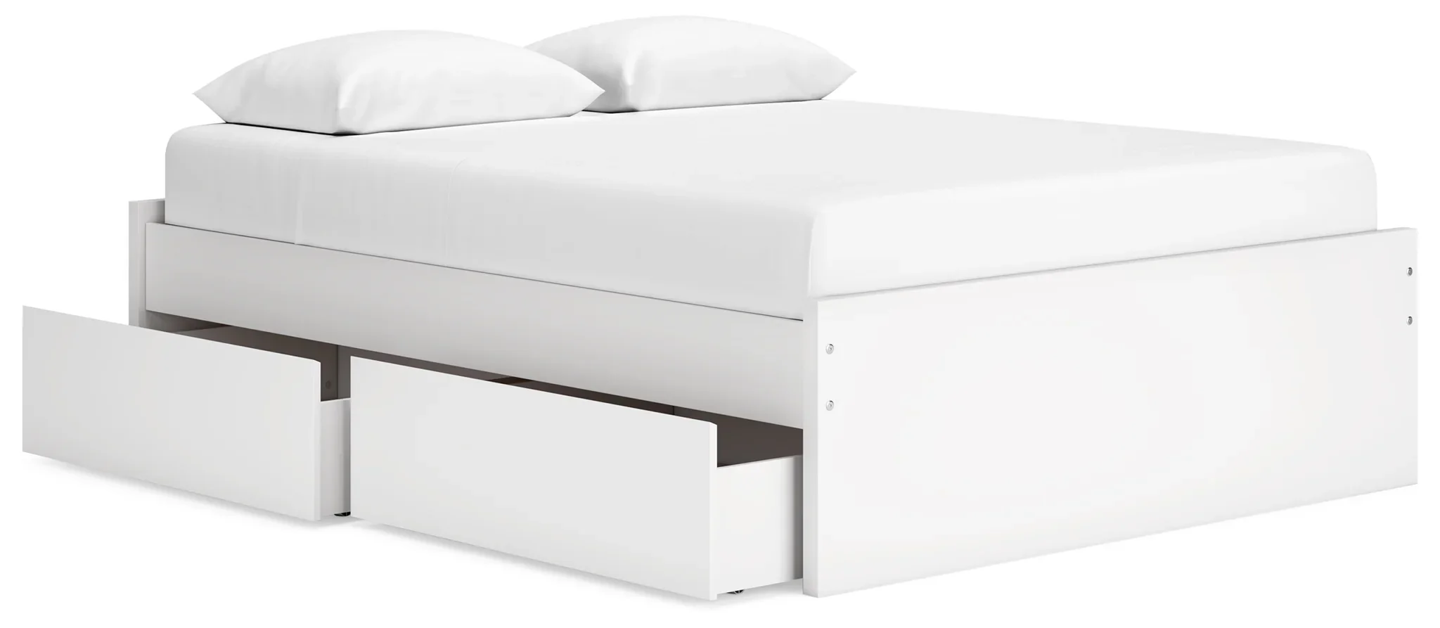Onita - White - Queen Platform Bed With 2 Side Storage - Image 8