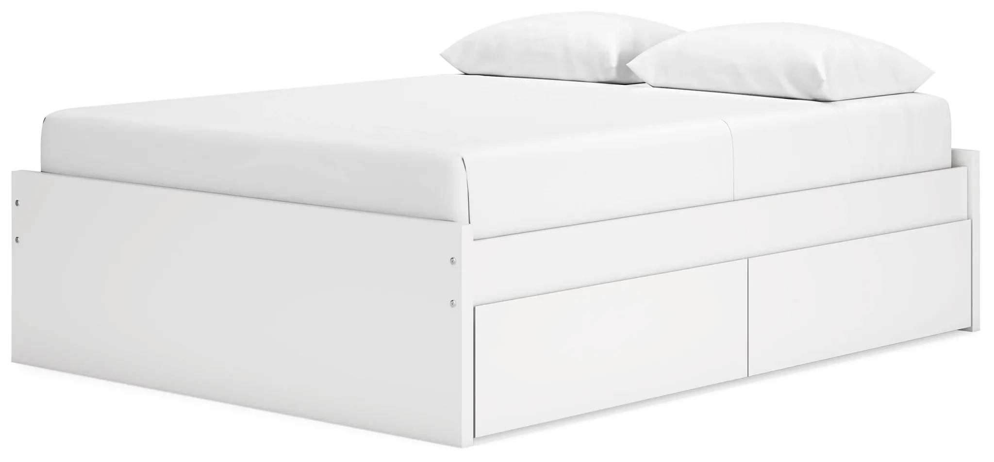 Onita - White - Queen Platform Bed With 2 Side Storage - Image 9