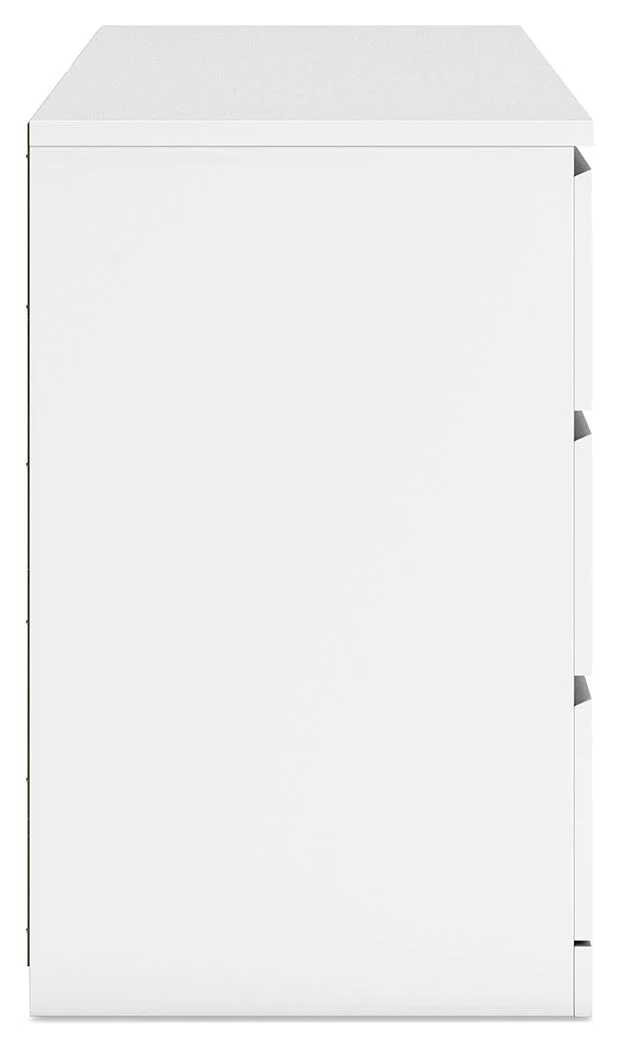 Onita - White - Six Drawer Dresser - Image 7