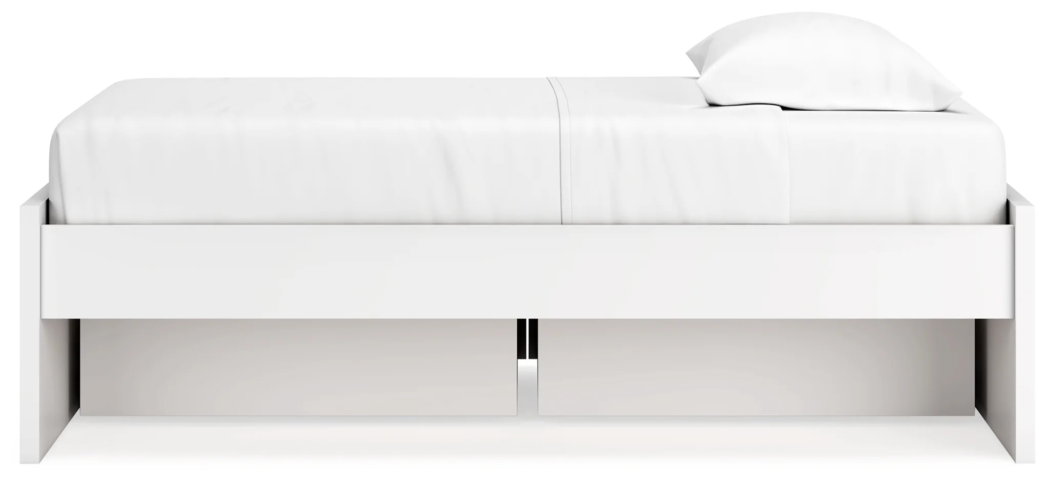 Onita - White - Twin Platform Bed With 1 Side Storage - Image 5