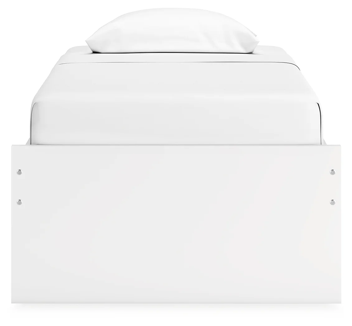 Onita - White - Twin Platform Bed With 1 Side Storage - Image 6