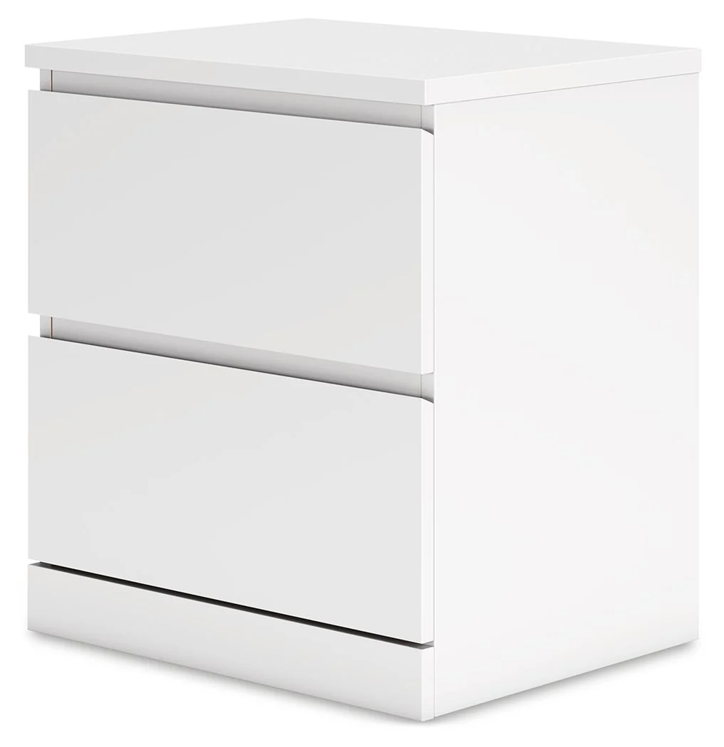 Onita - White - Two Drawer Night Stand - Image 2