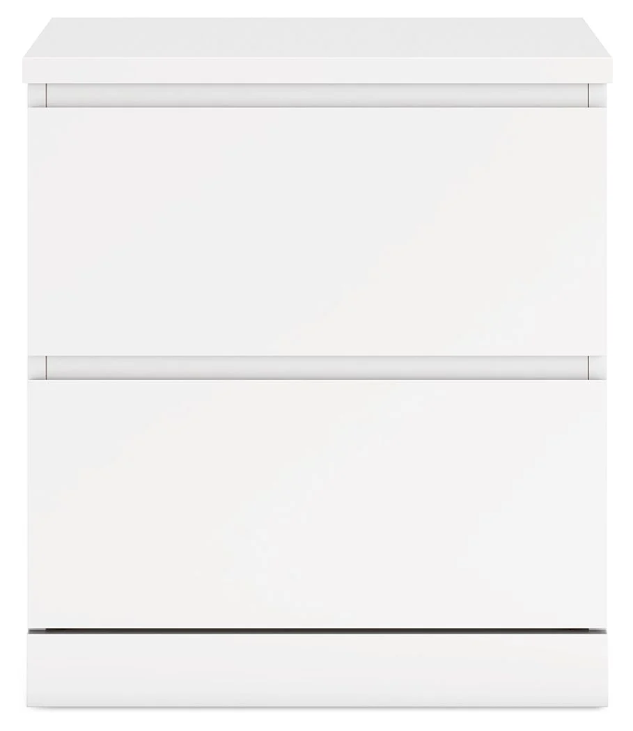 Onita - White - Two Drawer Night Stand - Image 4