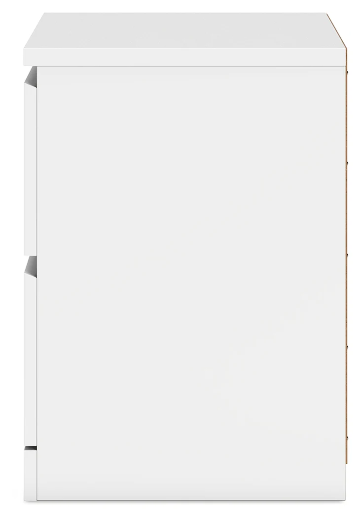 Onita - White - Two Drawer Night Stand - Image 5