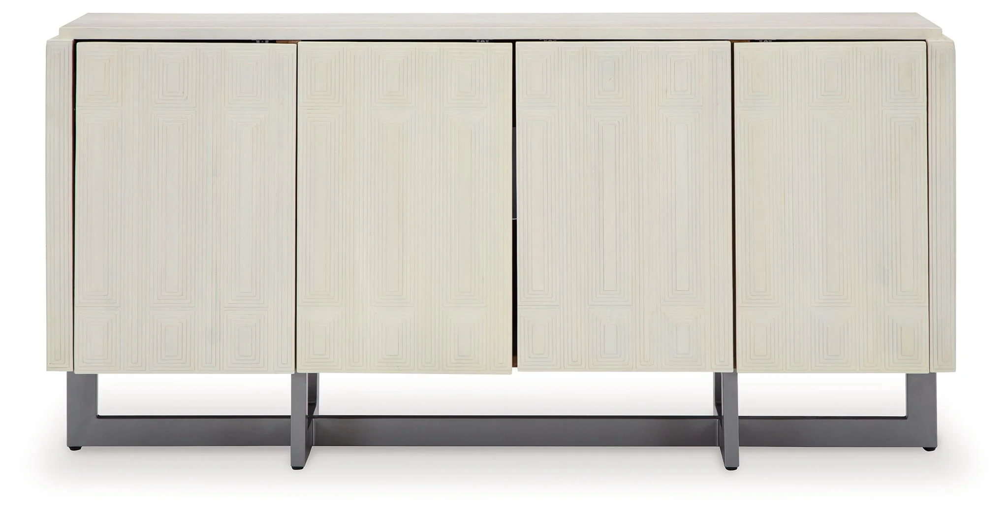 Ornawel - Distressed White - Accent Cabinet - Image 4