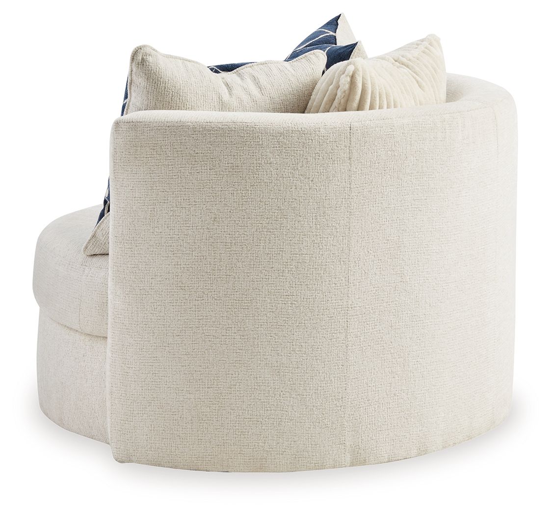 Padova - Ivory - Swivel Accent Chair - Image 5