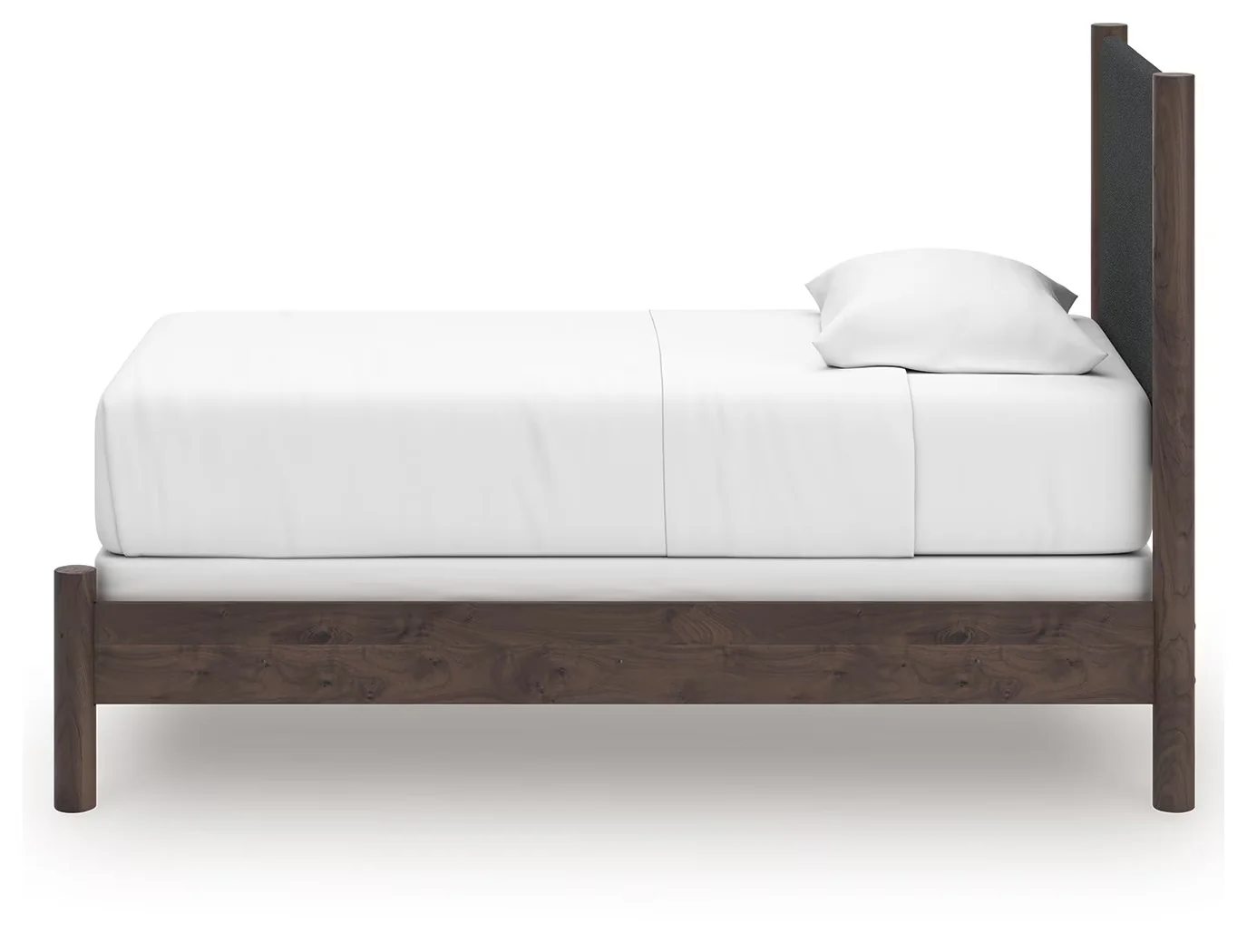 Pamytta - Brown - Twin Upholstered Panel Bed - Image 4
