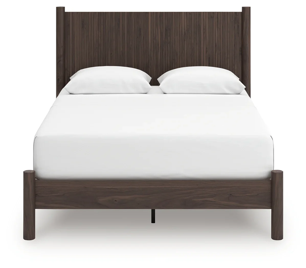 Pamytta - Queen Panel Platform Bed - Brown - Image 3