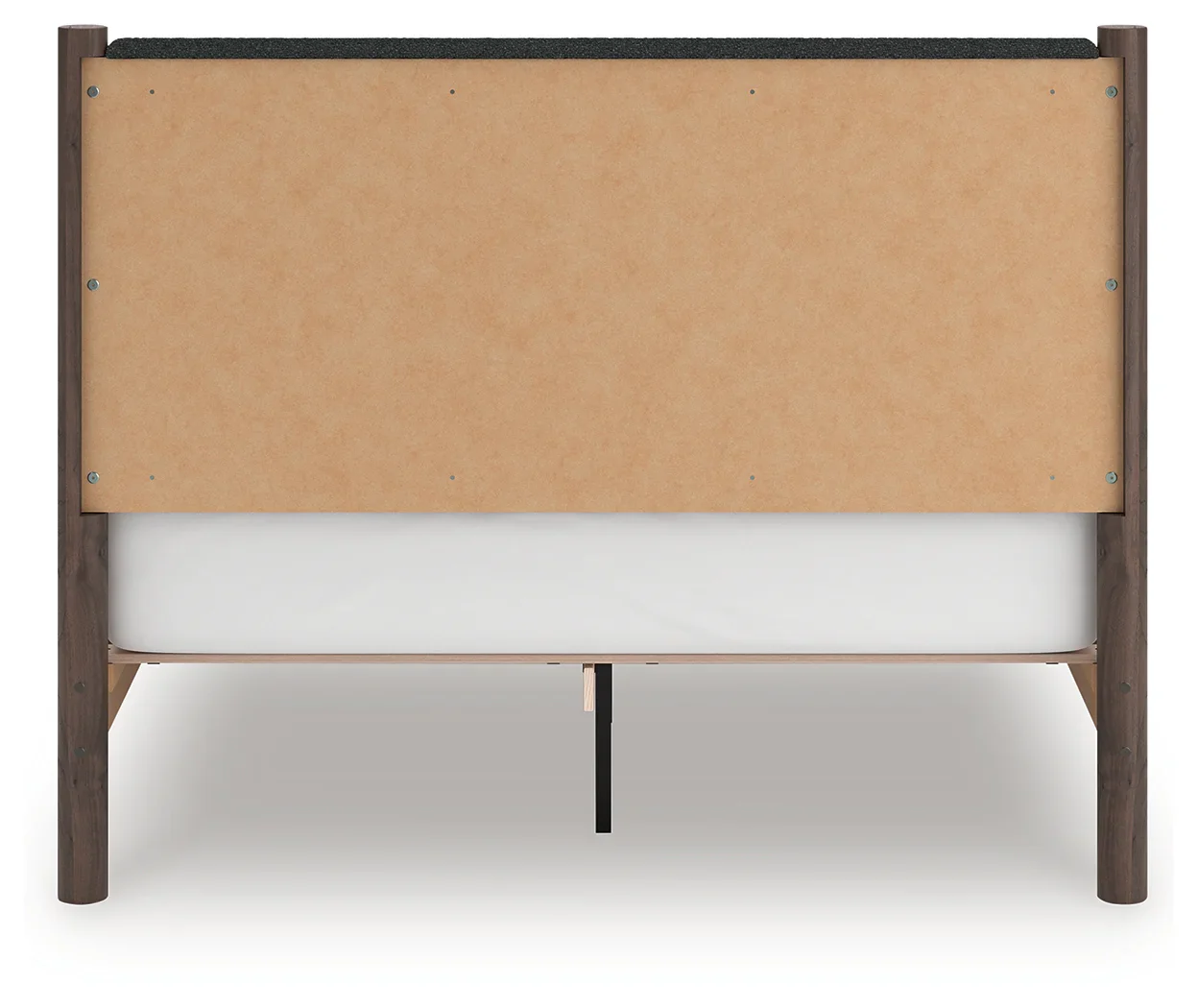 Pamytta - Queen Upholstered Panel Platform Bed - Brown - Image 6