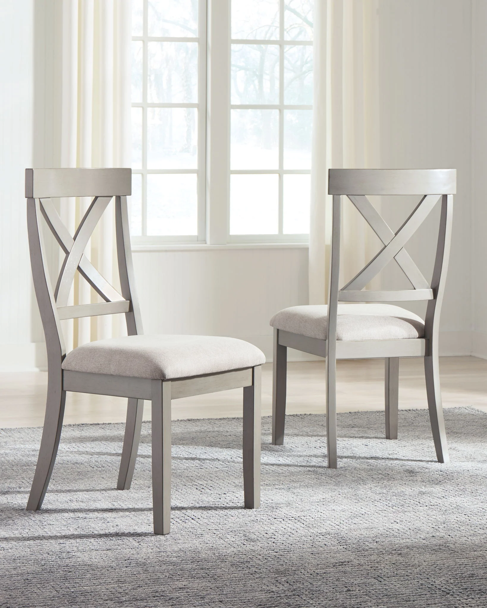 Parellen - Gray - 7 Pc. - Dining Room Table, 6 Side Chairs - Image 4