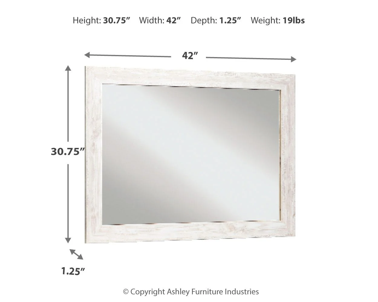 Paxberry - Brown Light - Bedroom Accent Mirror - Image 3