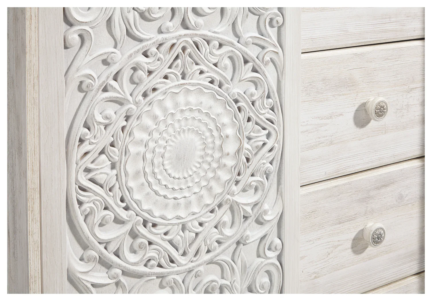 Paxberry - Whitewash - Dressing Chest - Image 10