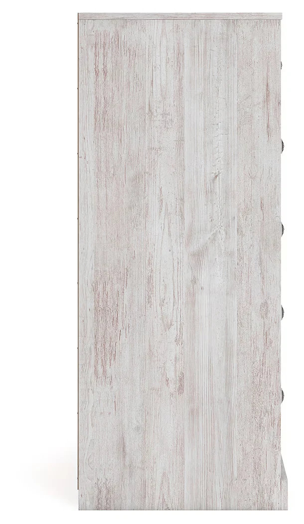 Paxberry - Whitewash - Five Drawer Chest - Image 5