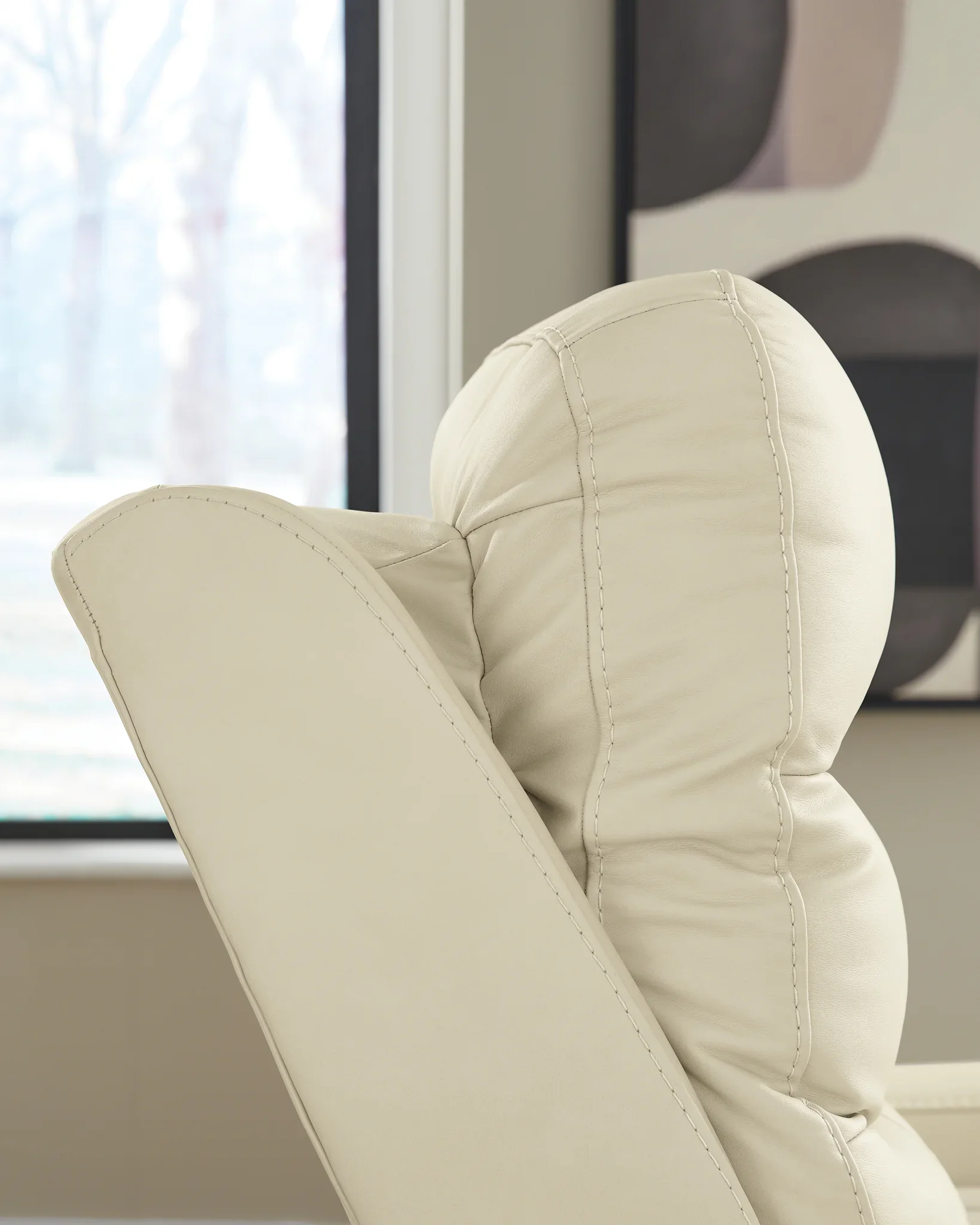 Pennacle Pier - Power Recliner With Adjustable Headrest - Canvas - Image 9