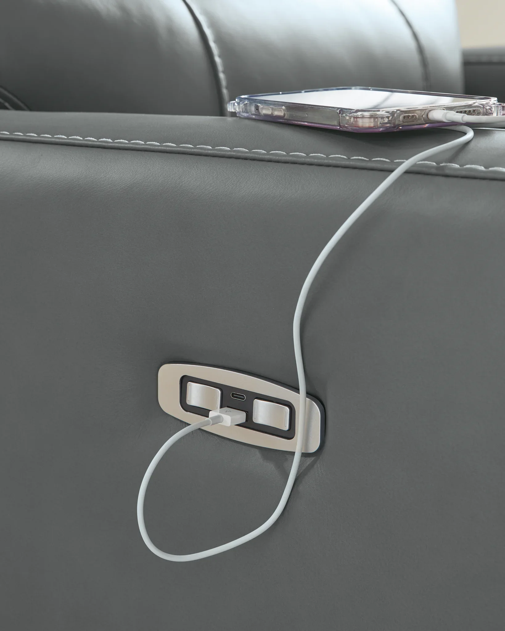 Pennacle Pier - Power Recliner With Adjustable Headrest - Tideon - Image 11