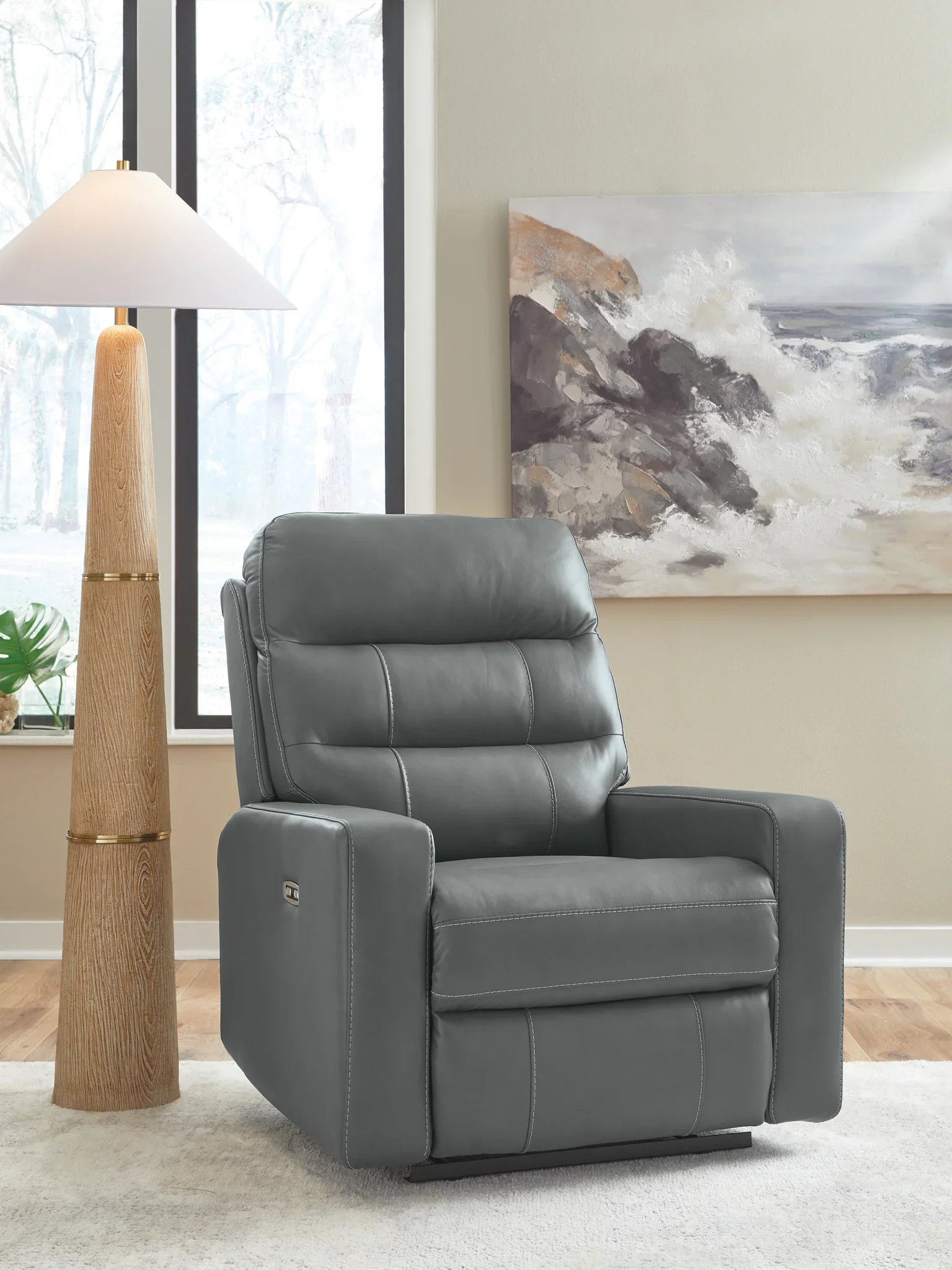 Pennacle Pier - Power Recliner With Adjustable Headrest - Tideon - Image 2