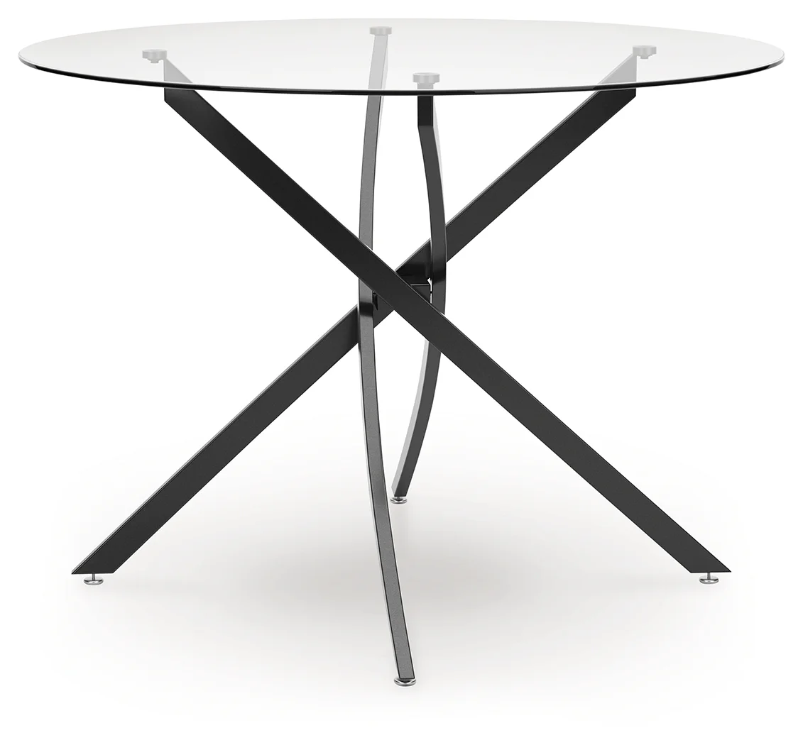 Pharwynn - Black - Round Dining Room Table - Image 3