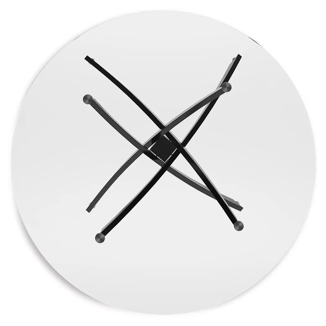 Pharwynn - Black - Round Dining Room Table - Image 4