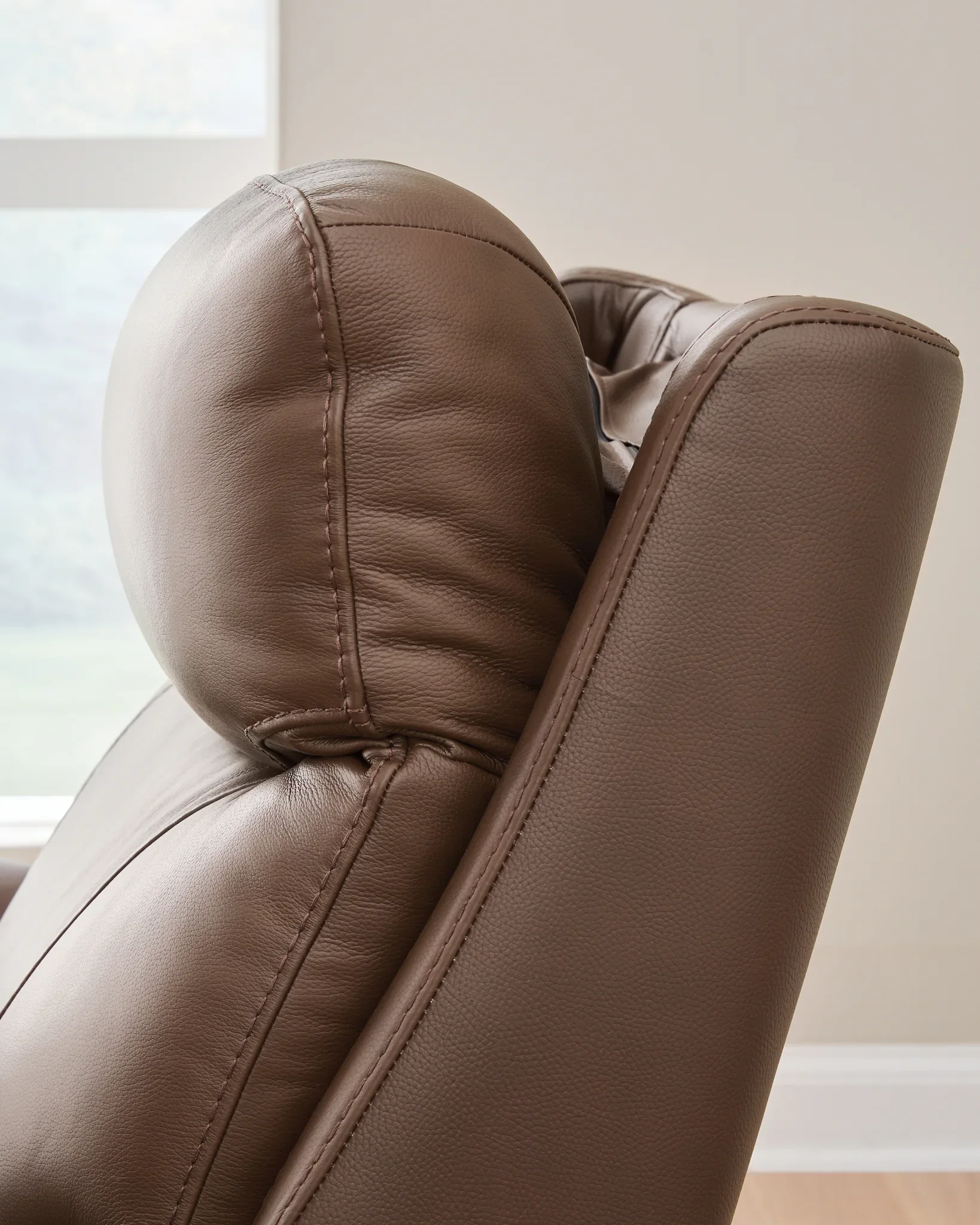 Pincara - Power AutoGlide Recliner With Adjustable Headrest - Umber - Image 8