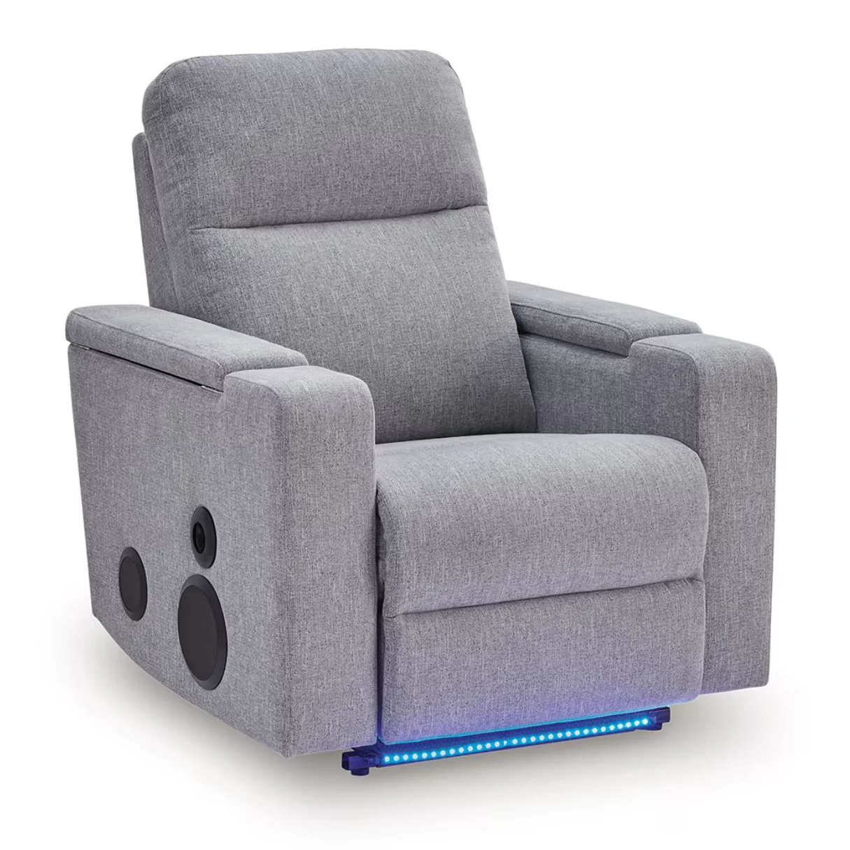 Pineland - Pewter - Glider Power Recliner With Audio System