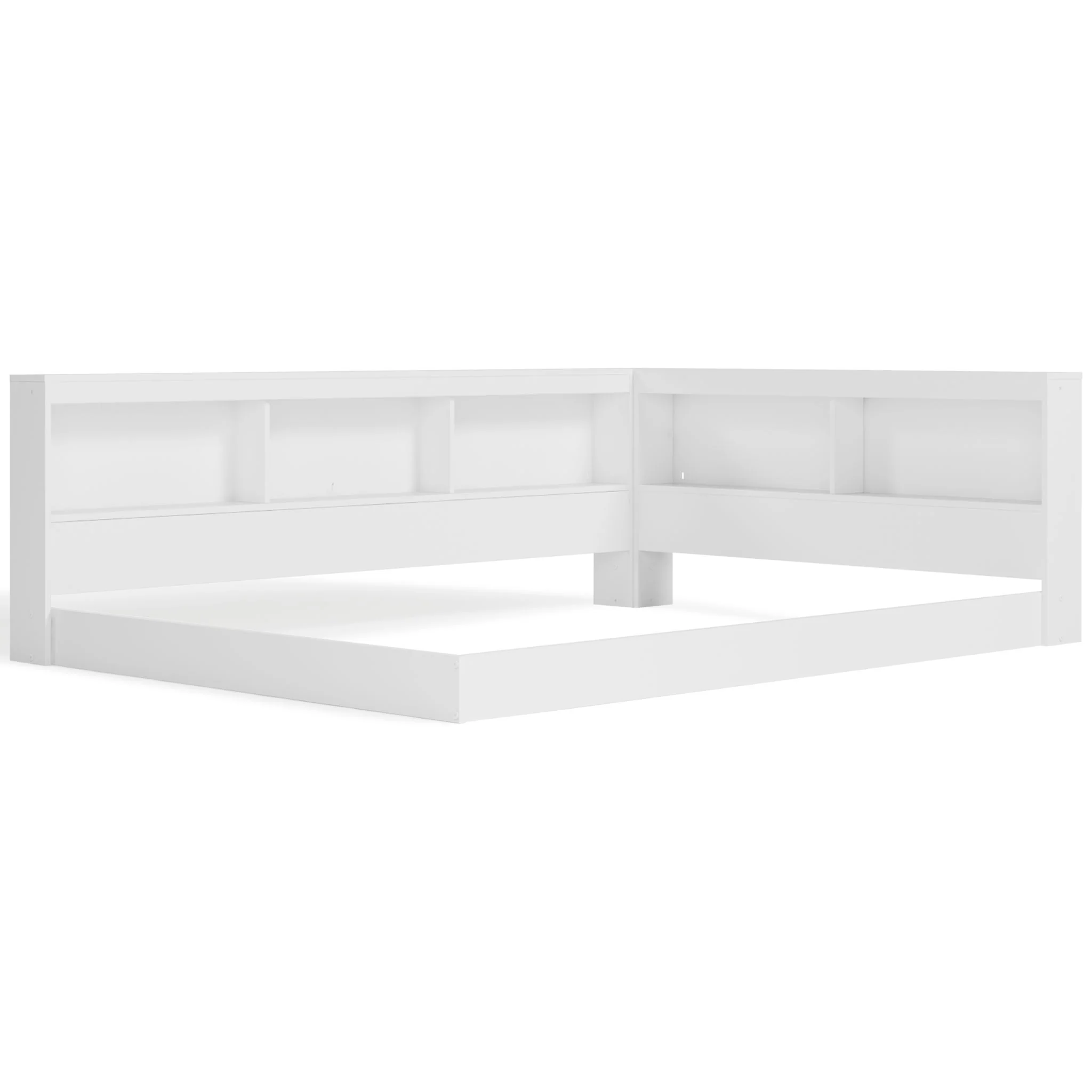 Piperton - White - Full Bookcase Storage Bed - Image 3
