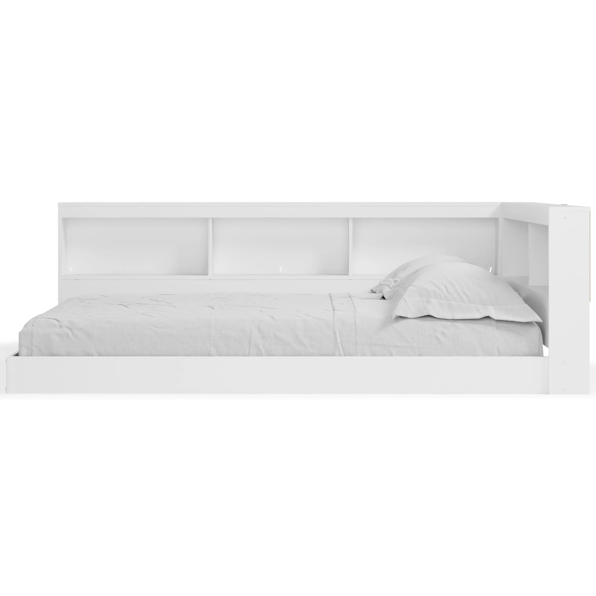 Piperton - White - Full Bookcase Storage Bed - Image 5