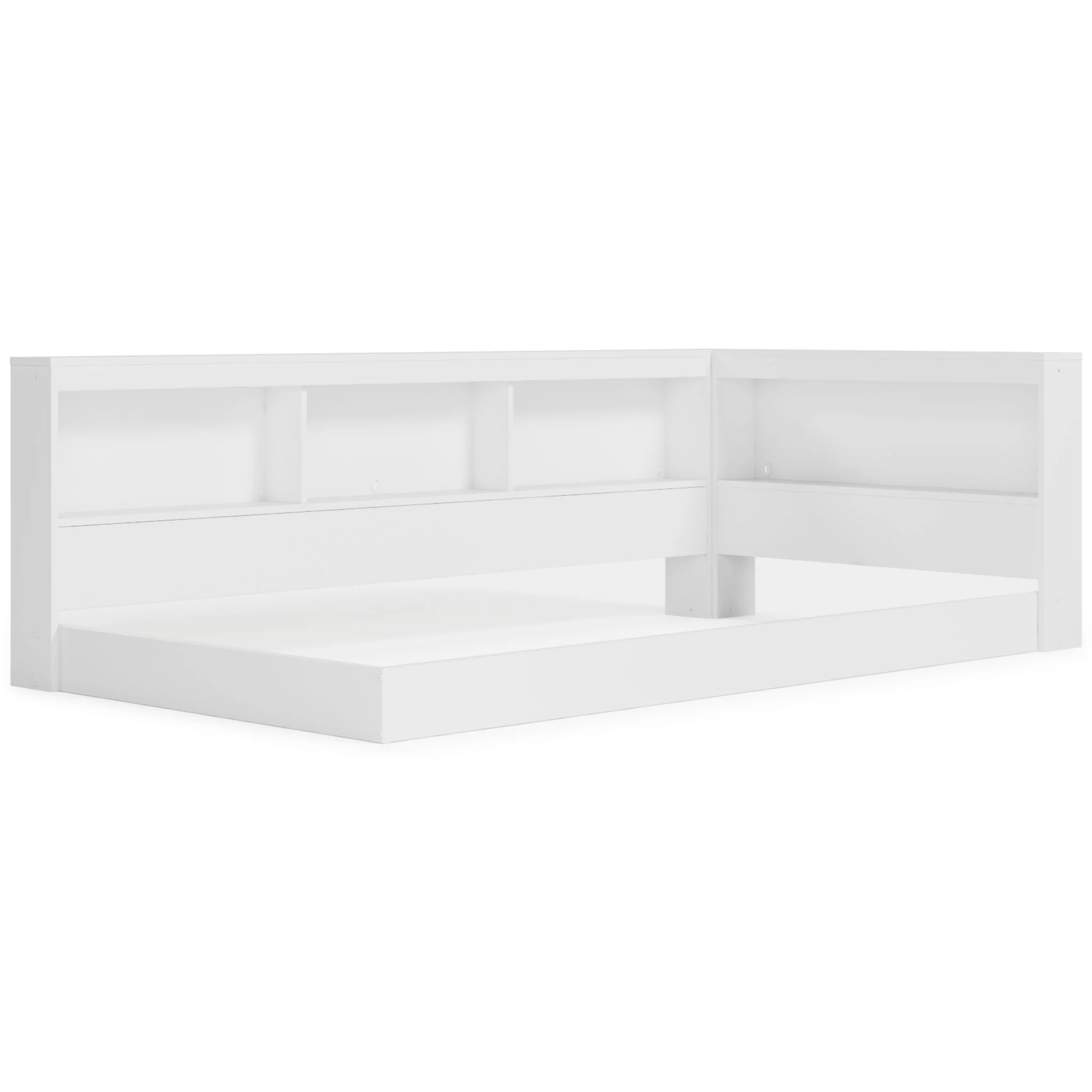 Piperton - White - Twin Bookcase Storage Bed - Image 2