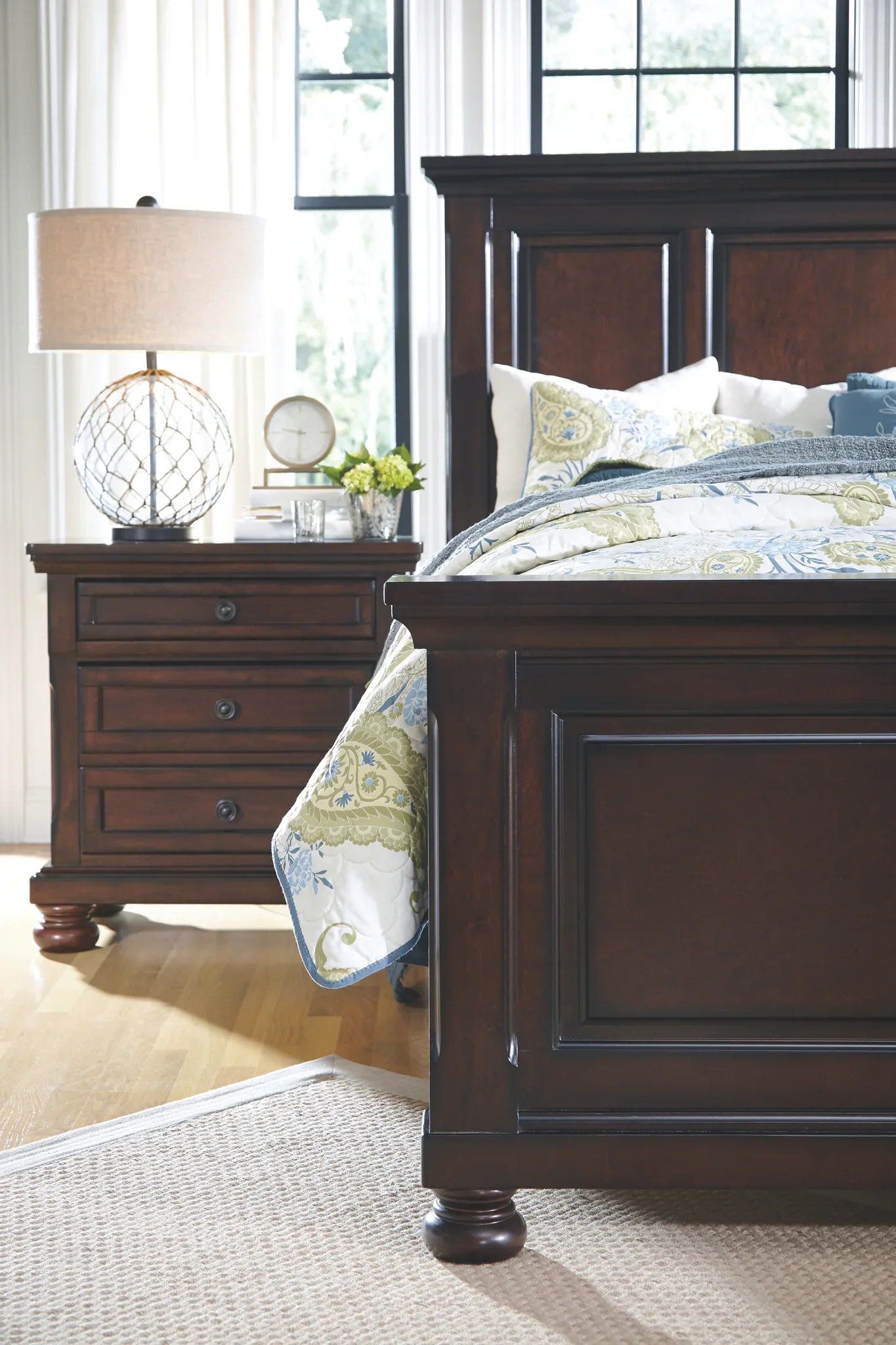 Porter - Rustic Brown - California King Panel Bed - Image 3