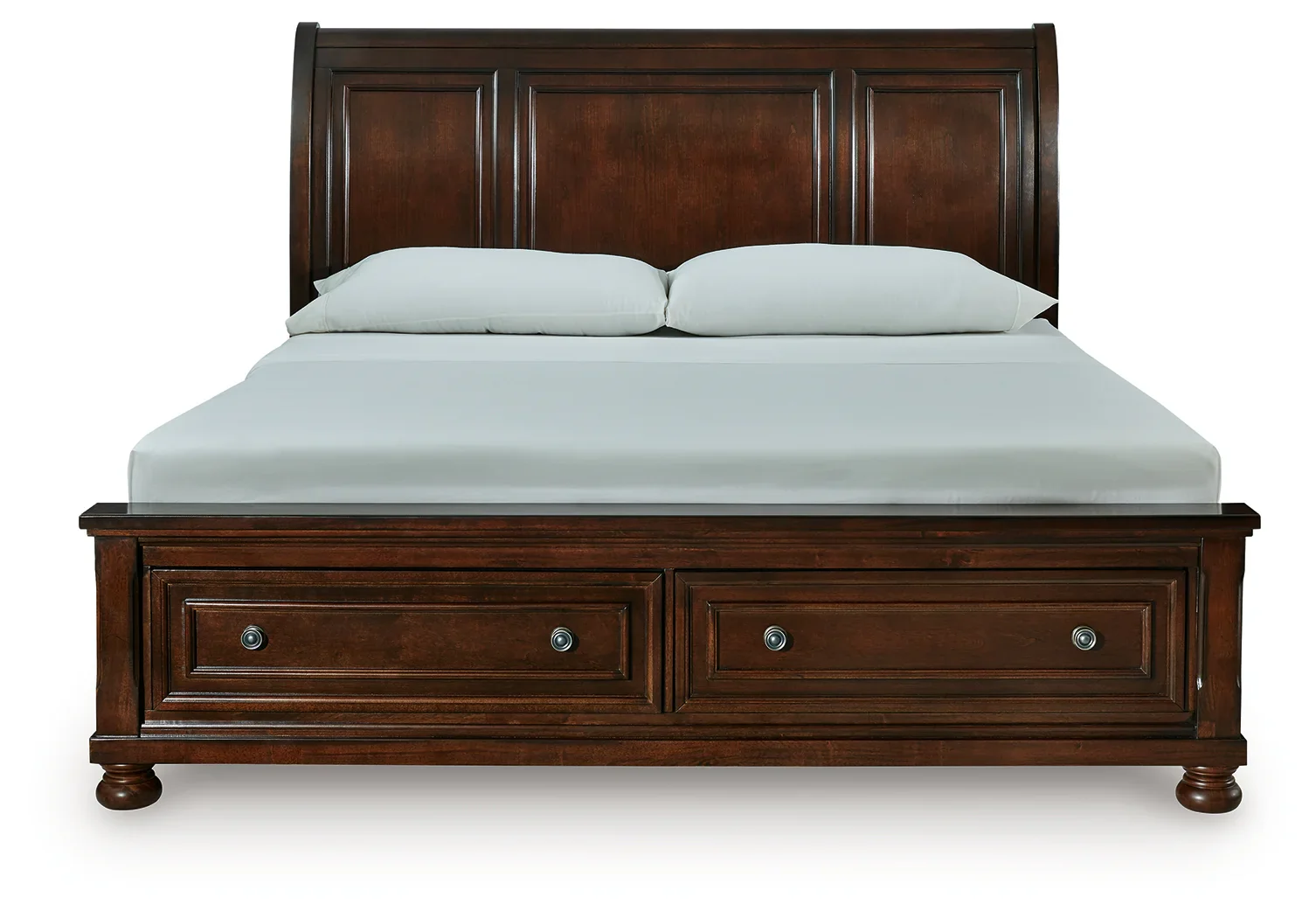 Porter - Rustic Brown - California King Sleigh Storage Bed - Image 4