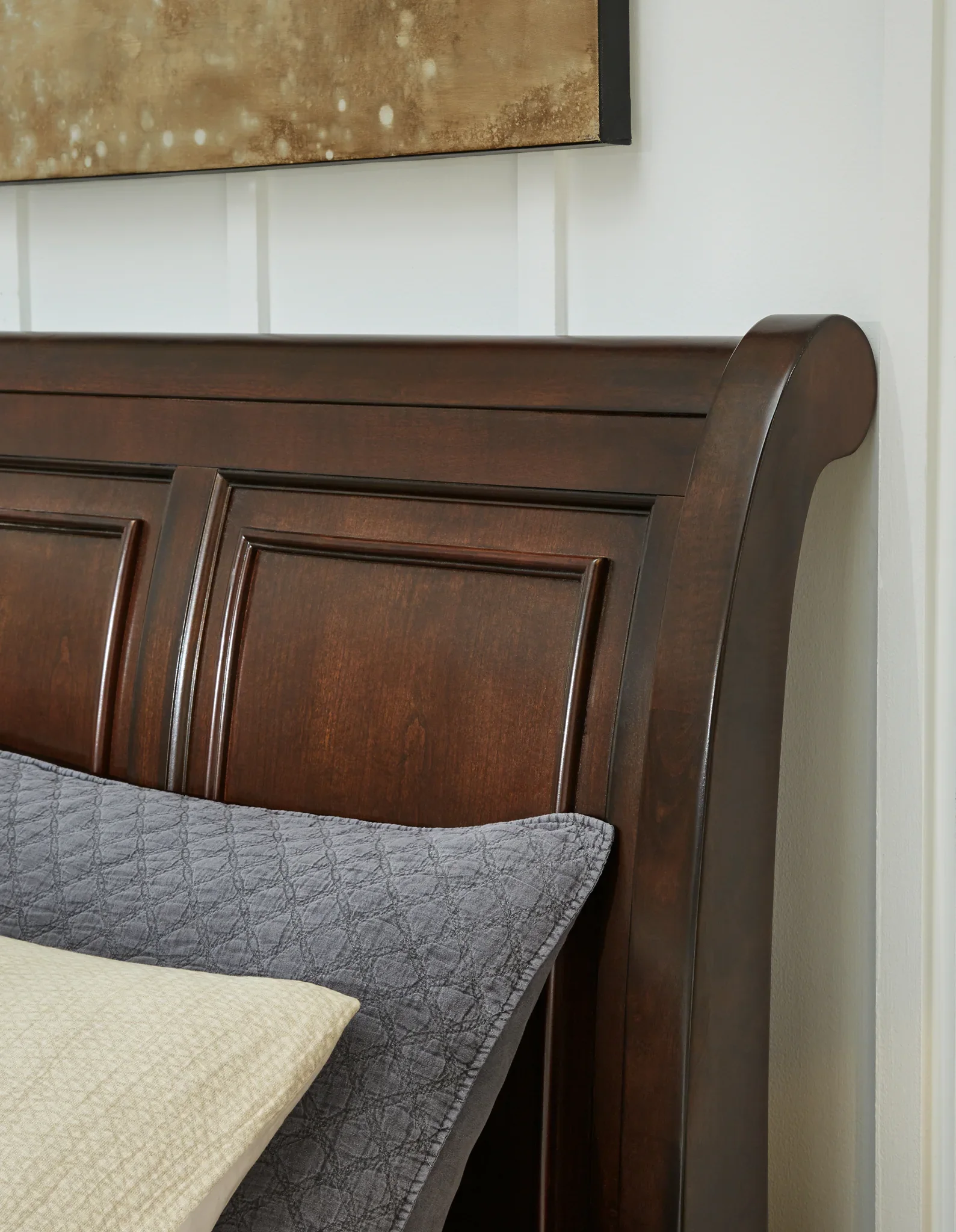 Porter - Rustic Brown - California King Sleigh Storage Bed - Image 6