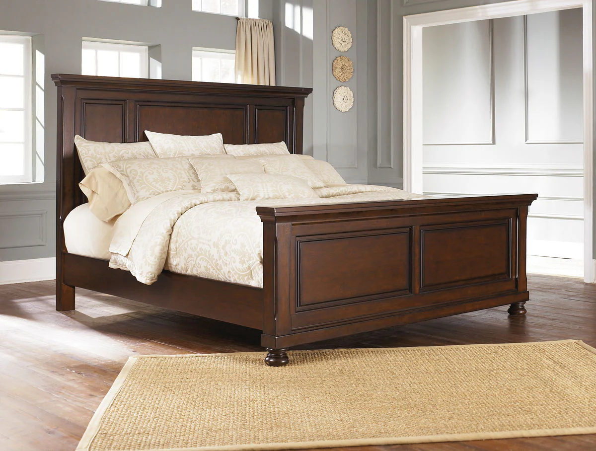 Porter - Rustic Brown - King Panel Bed - Image 2