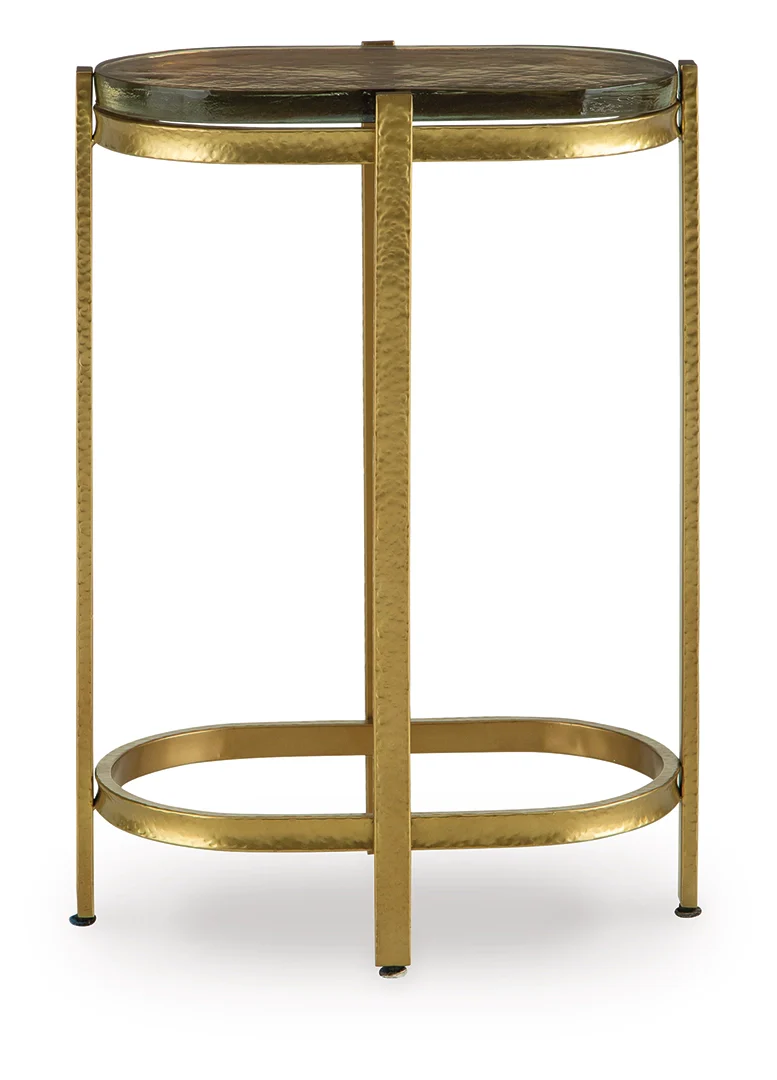 Porterville - Gold Finish - Accent Table - Image 3