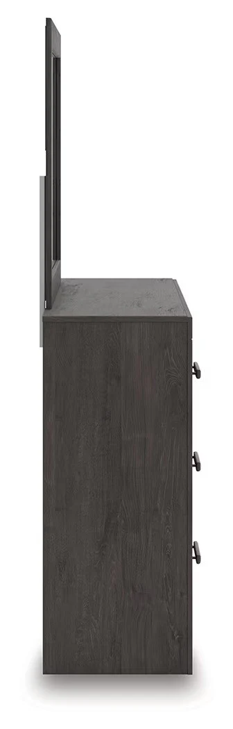 Prendonea - Charcoal - Dresser and Mirror - Image 8