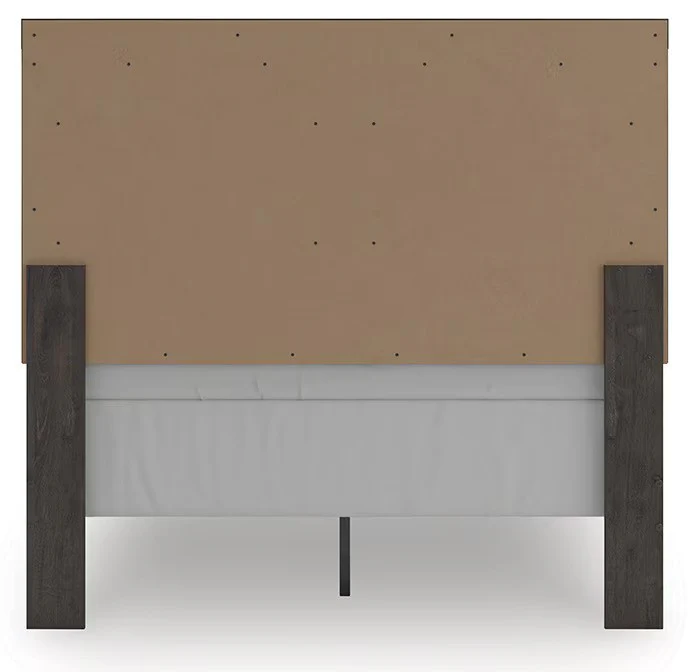 Prendonea - Charcoal - Full Panel Bed - Image 6
