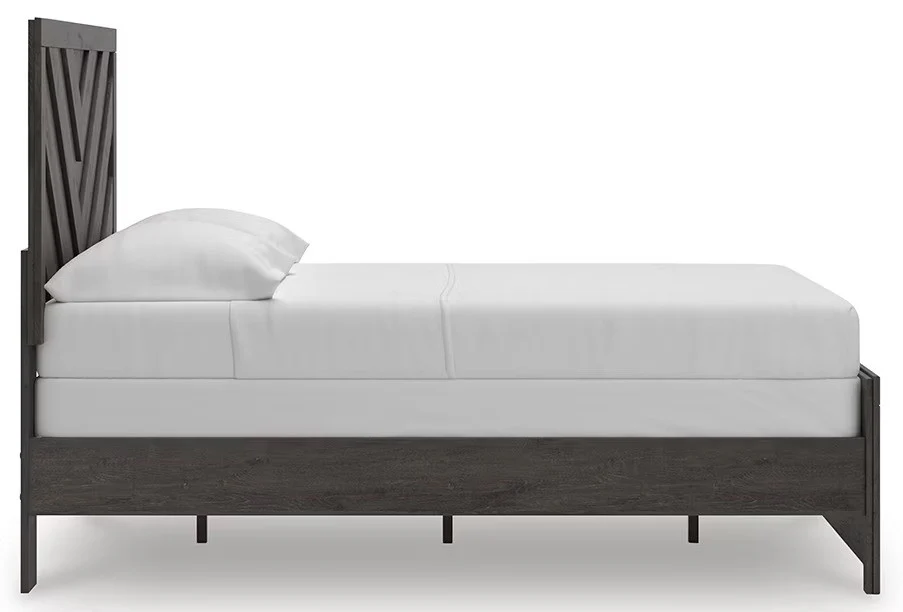 Prendonea - Charcoal - Full Panel Bed - Image 8