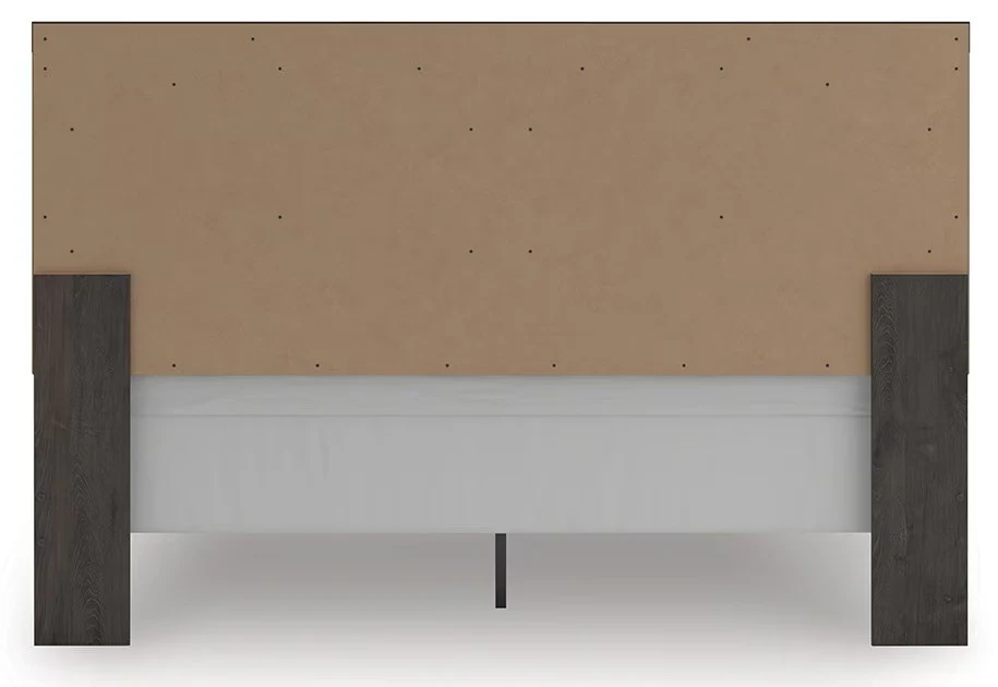 Prendonea - Charcoal - King Panel Bed - Image 6