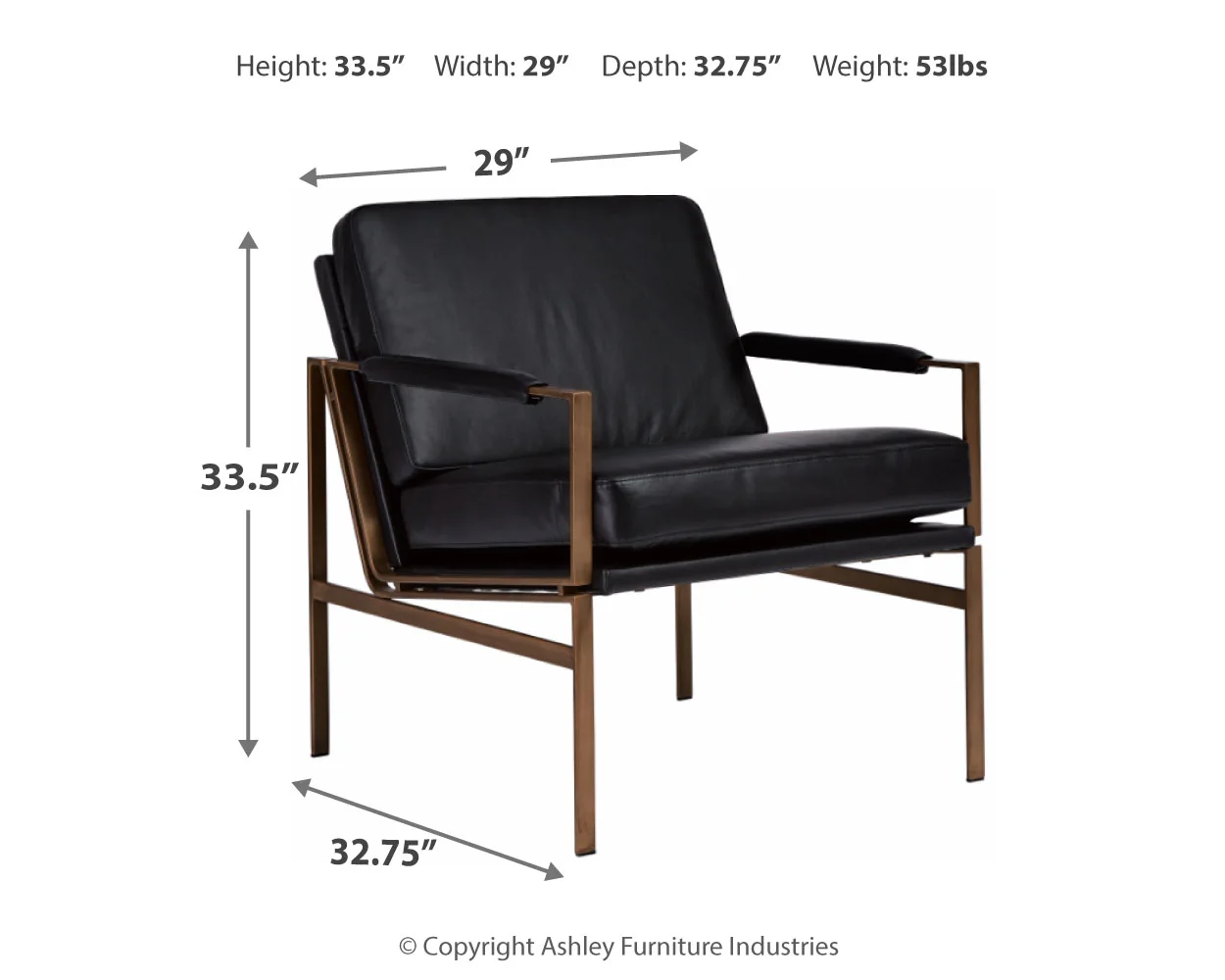 Puckman - Black - Accent Chair - Image 4