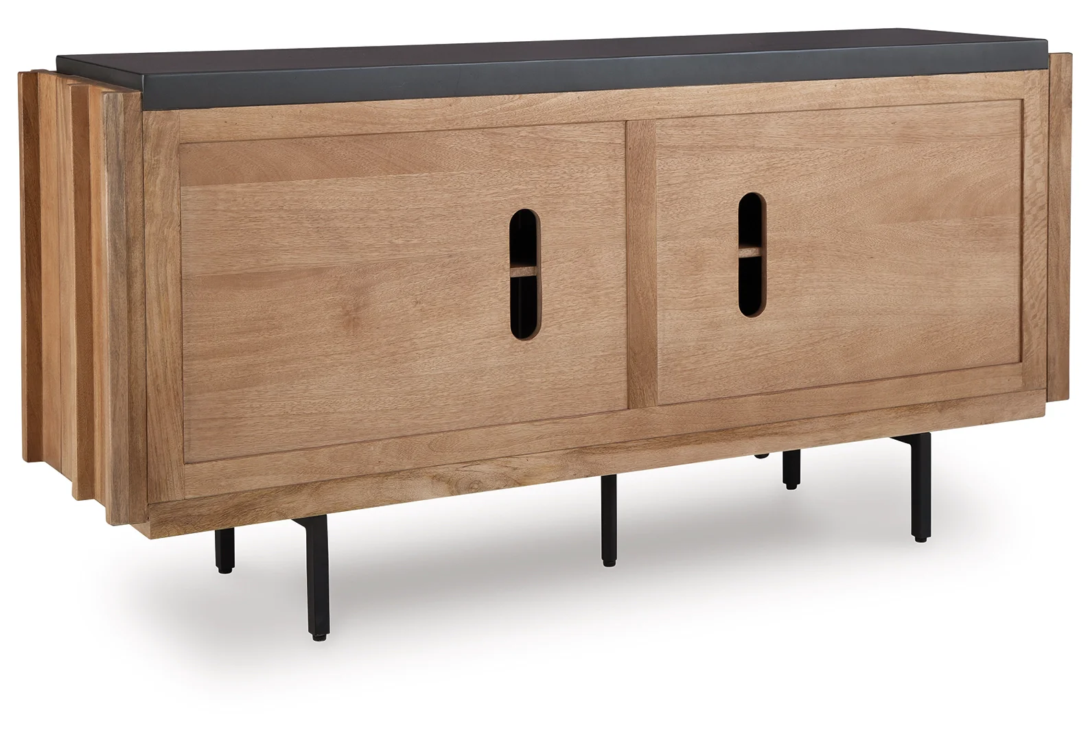 Quintavious - Brown / Charcoal - Accent Cabinet - Image 4