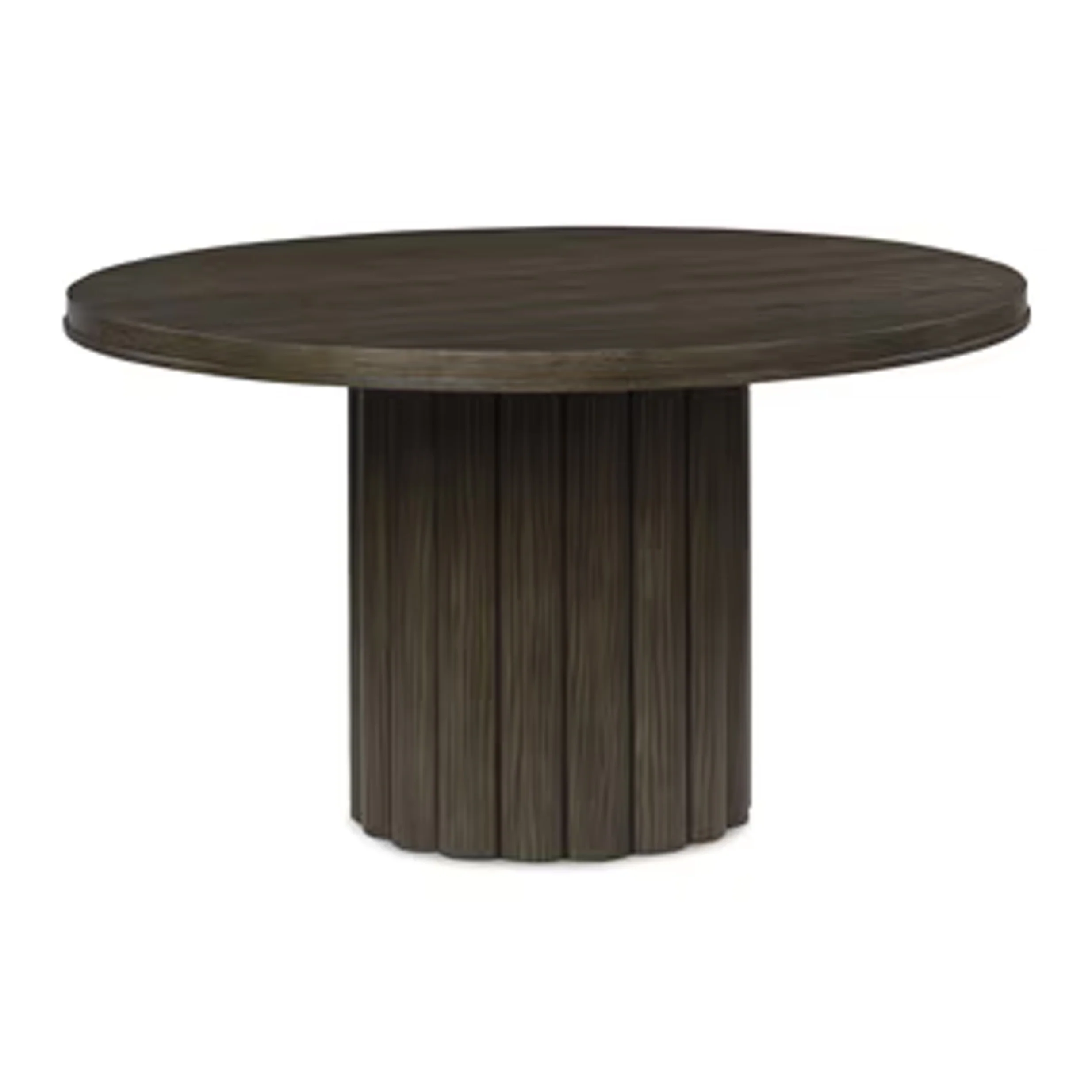 Radkin - Round Dining Room Table - Burnished Brown