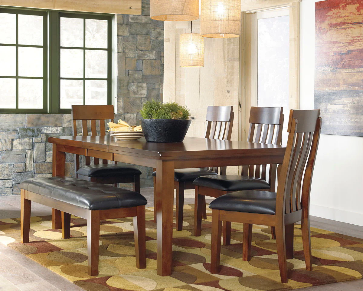 Ralene - Medium Brown - Large Uph Dining Room Bench - Image 3